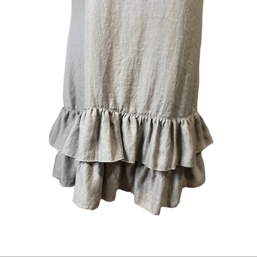 Grey Slip Ruffle Dress - Picture 2 of 6